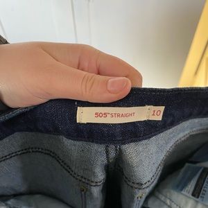 Levi’s 505 straight leg jeans